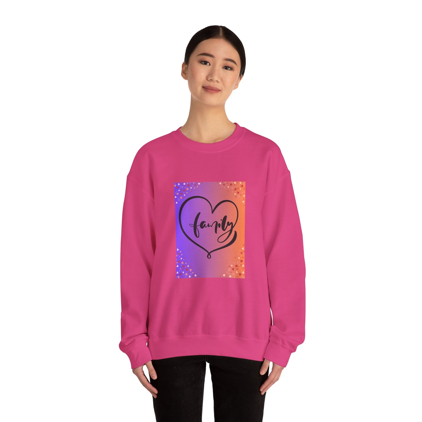 Family Love Crewneck Sweatshirt - Cozy Unisex Pullover for Family Gatherings and Celebrations