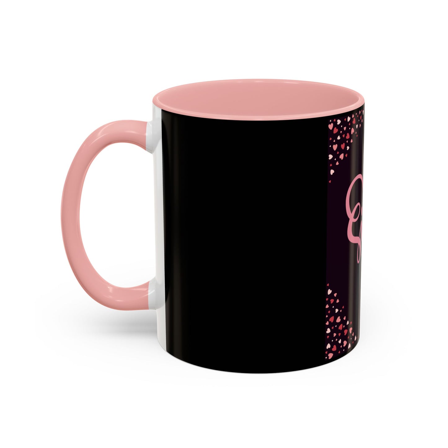 Sister Love Accent Coffee Mug - 11oz & 15oz Happy Heart Design for Gift Giving
