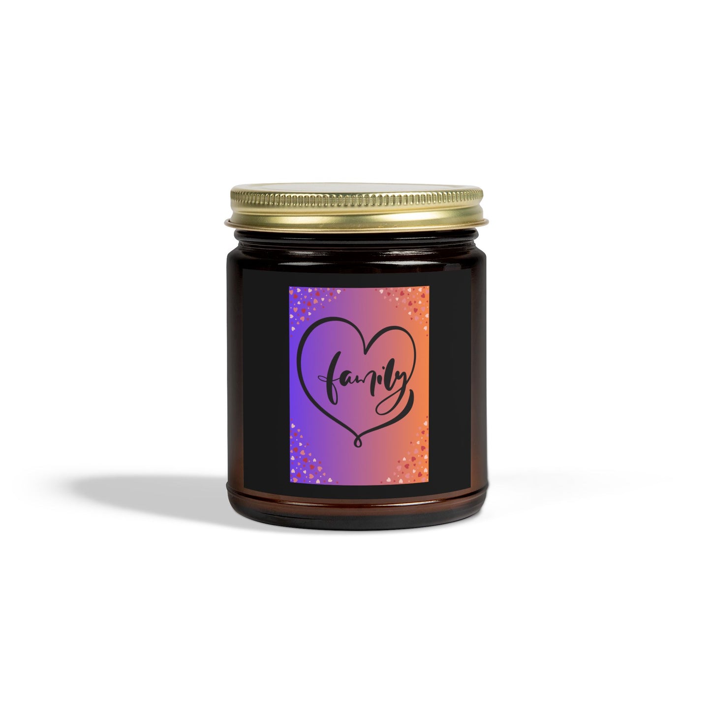 Family Love Scented Candle - Coconut Apricot Wax - 4oz & 9oz