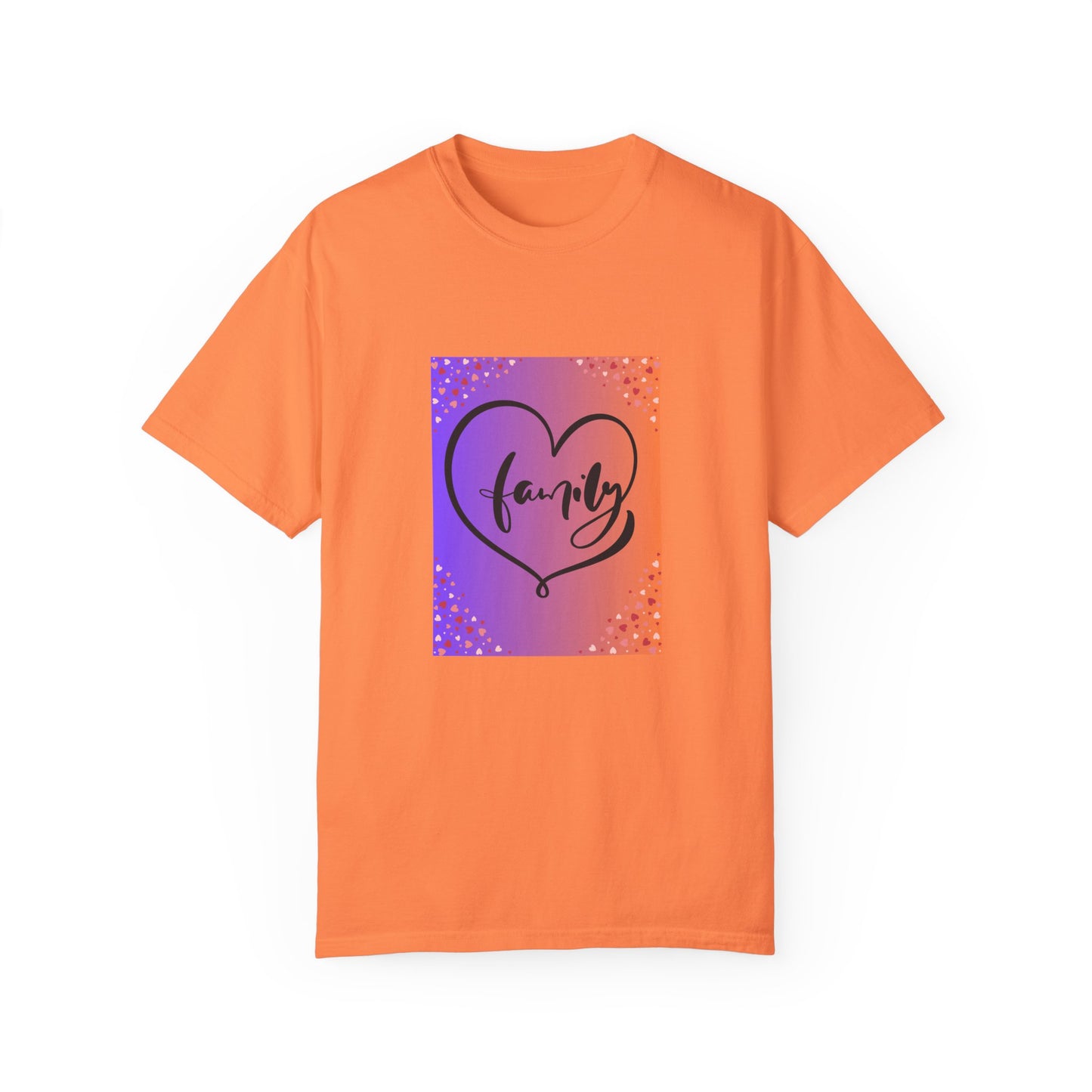 Family Love Unisex Garment-Dyed T-Shirt
