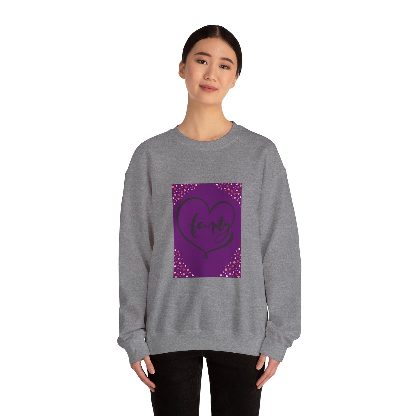 Family Love Unisex Crewneck Sweatshirt - Cozy Gift for Family Gatherings