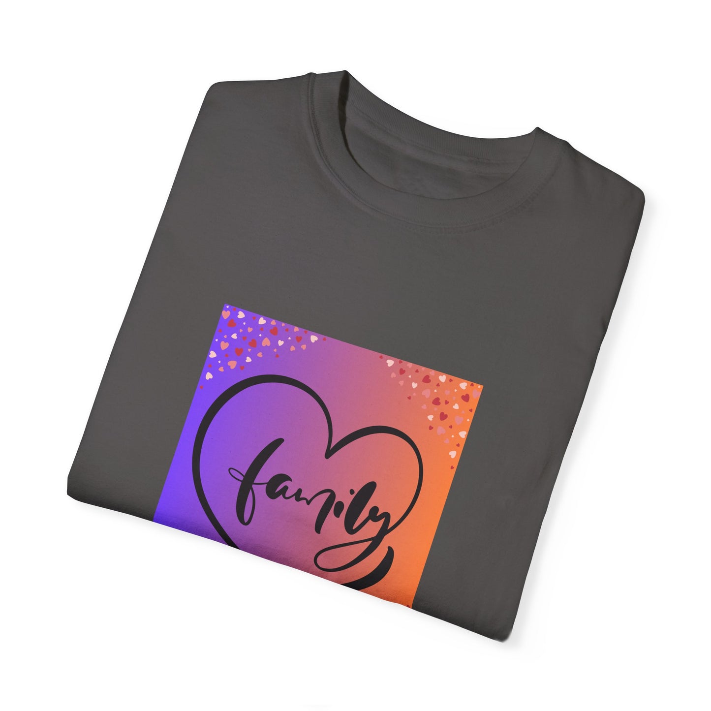 Family Love Unisex Garment-Dyed T-Shirt