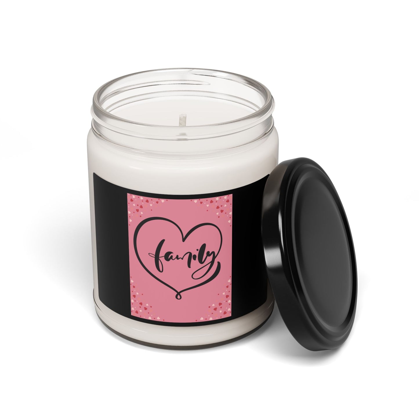 Family Scented Soy Candle - 9oz - Heart Design