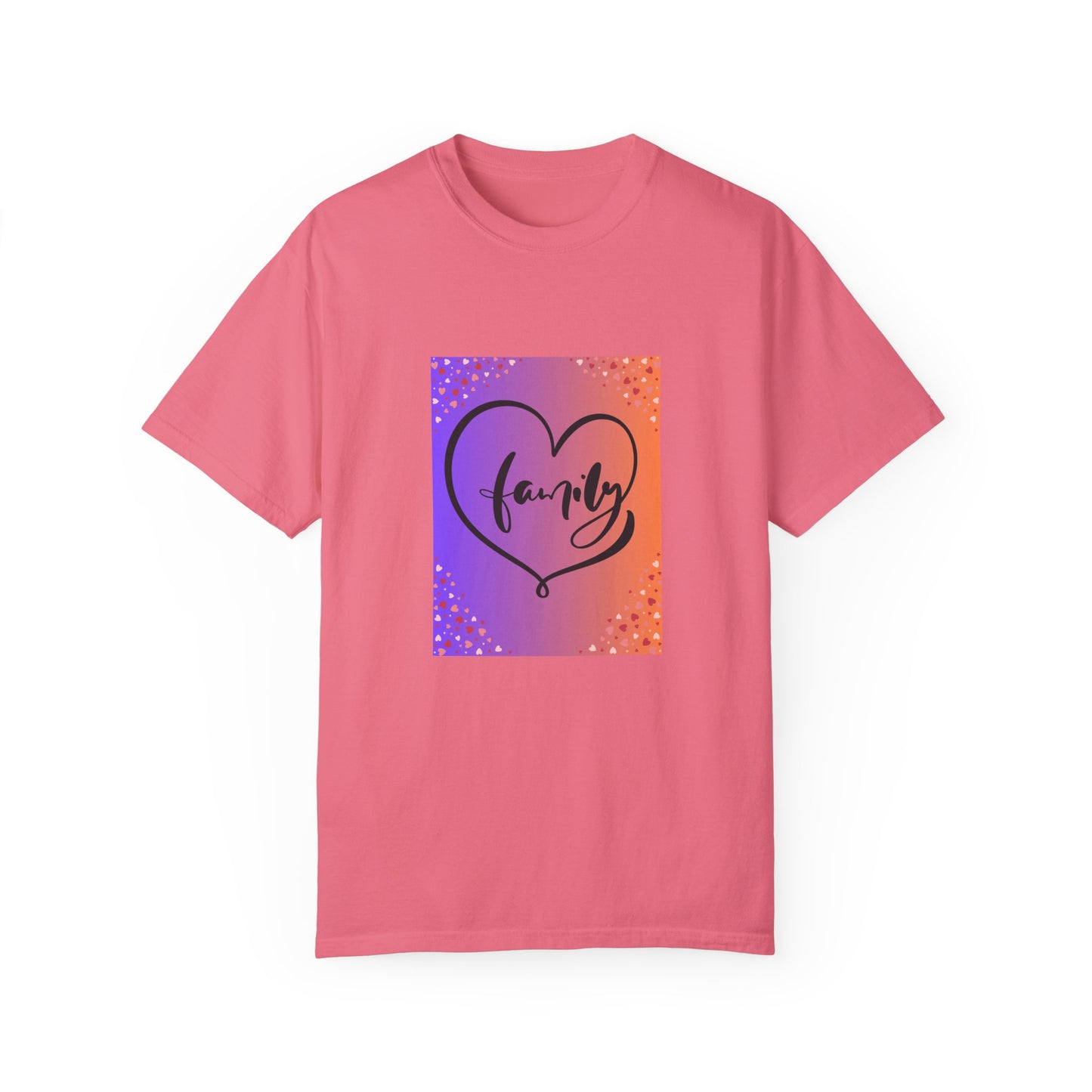 Family Love Unisex Garment-Dyed T-Shirt
