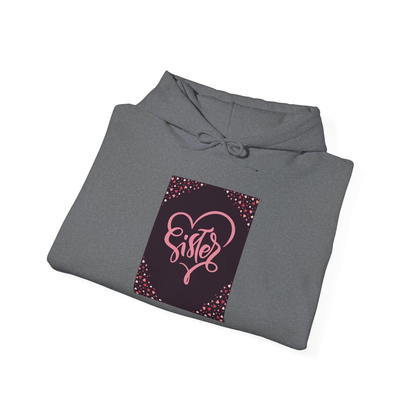 Sister Love Hooded Sweatshirt - Cozy Gift for Siblings