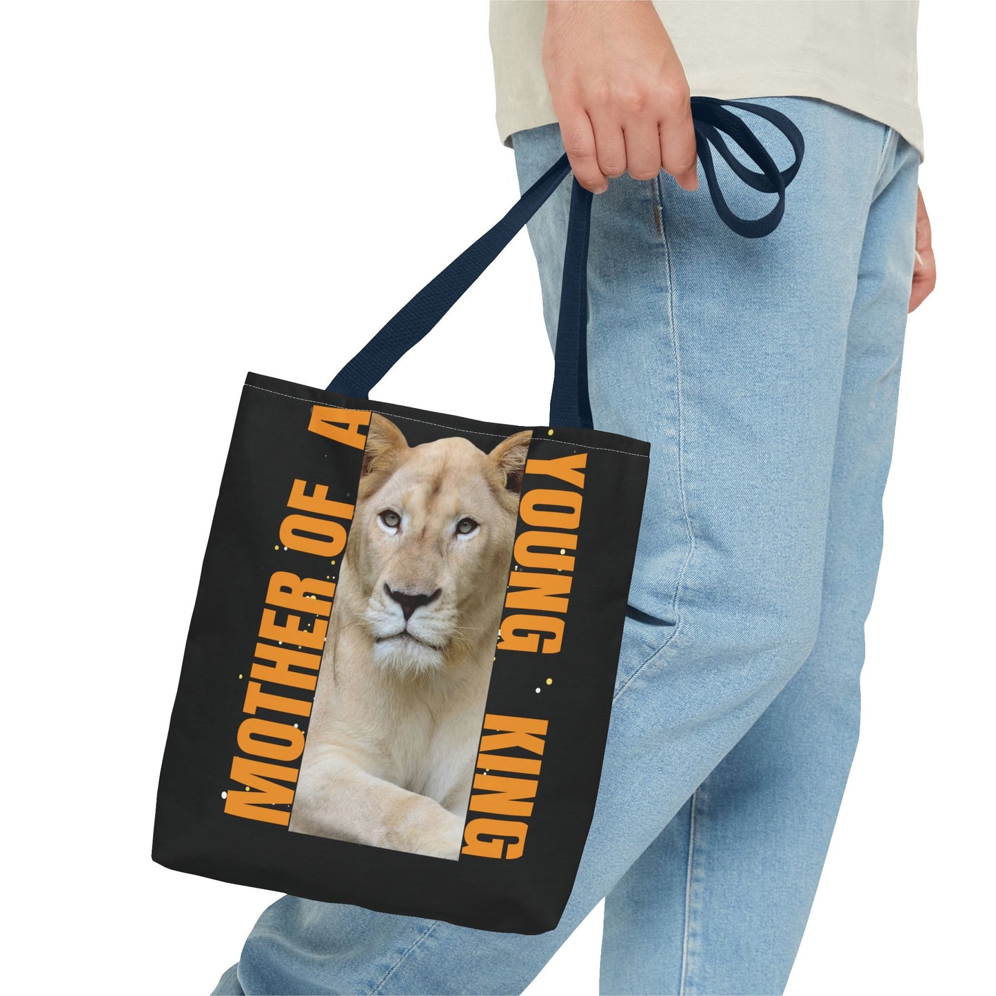 Mother of a Young KIng Tote Bag (AOP)