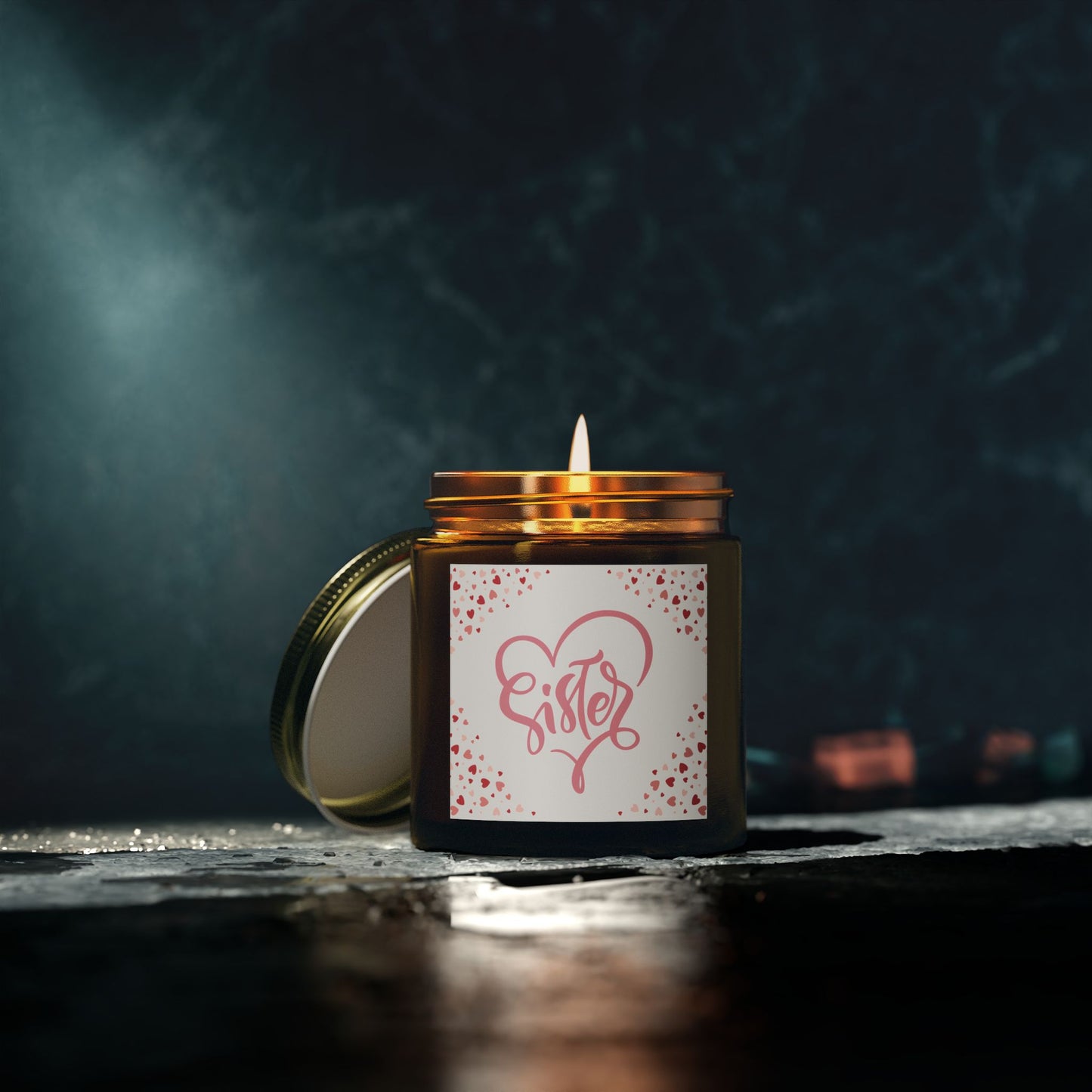 Sister Love Scented Candles - Coconut Apricot Wax (4oz & 9oz)