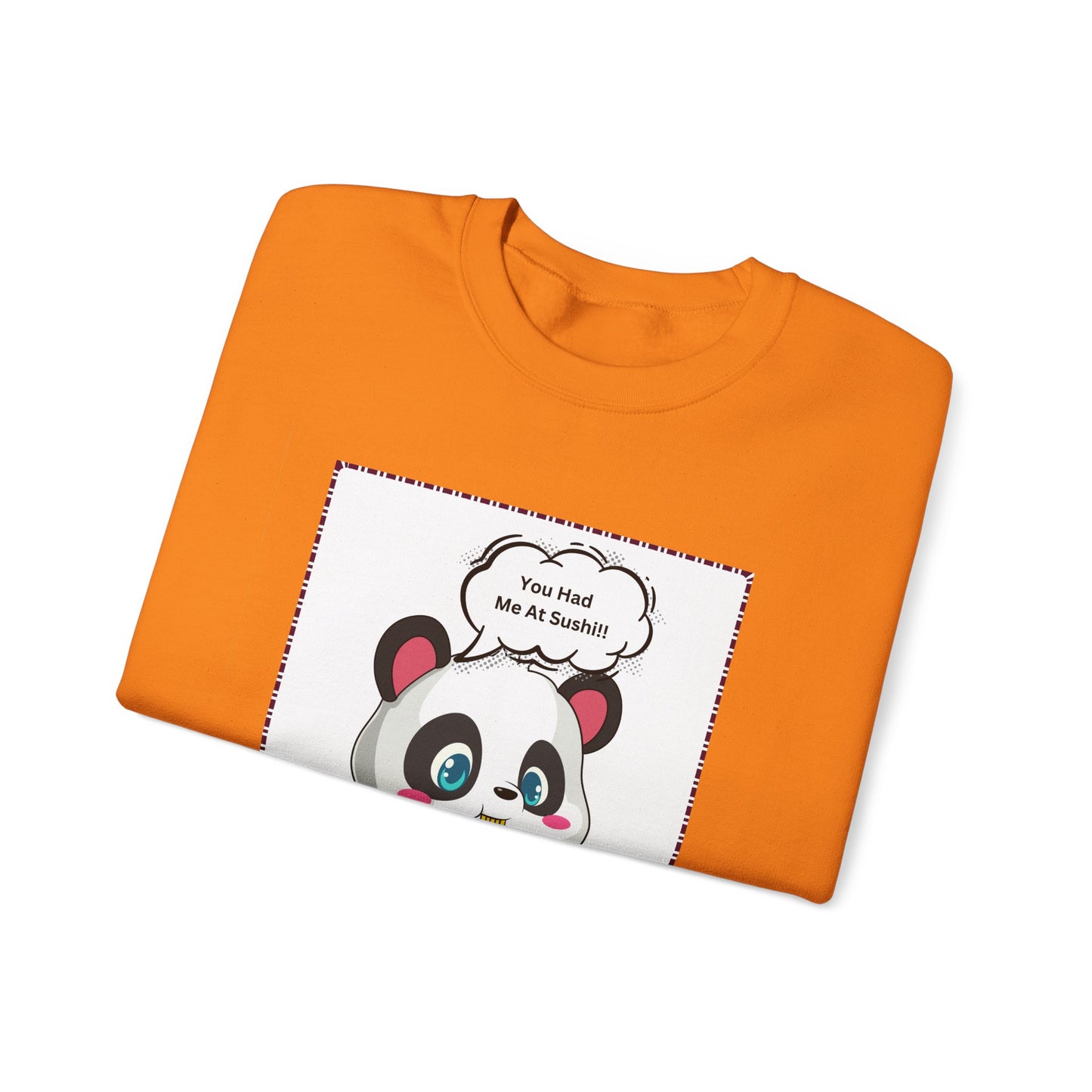 Sushi Lovers-Panda Sushi Lover Crewneck Sweatshirt - Unisex Heavy Blend™