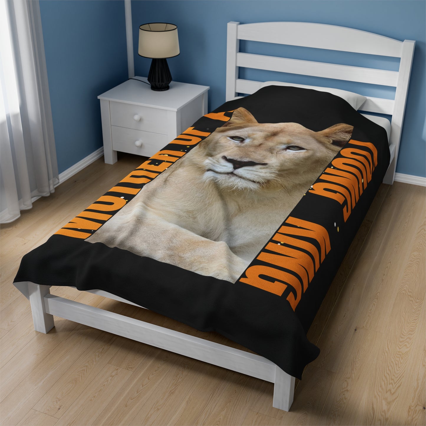 Mother of a Young King Velveteen Plush Blanket - Cozy Gift for Moms