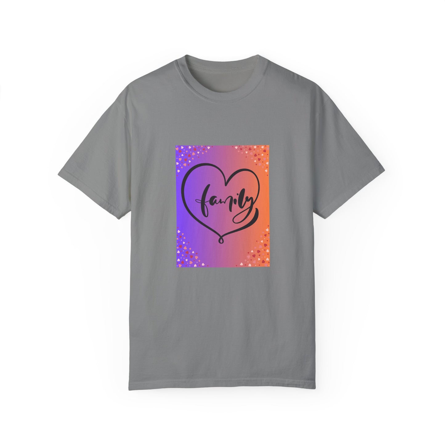 Family Love Unisex Garment-Dyed T-Shirt