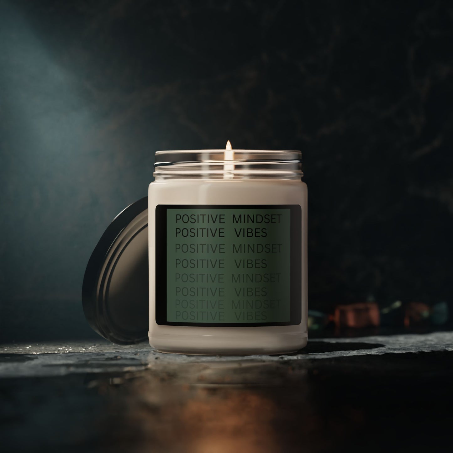 Positive Mindset Positive Vibes Scented Soy Candle, 9oz