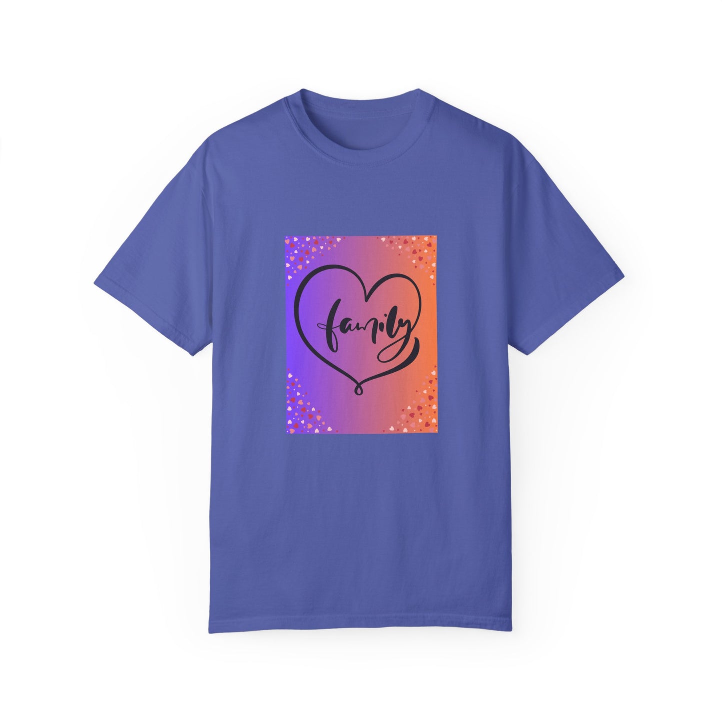 Family Love Unisex Garment-Dyed T-Shirt