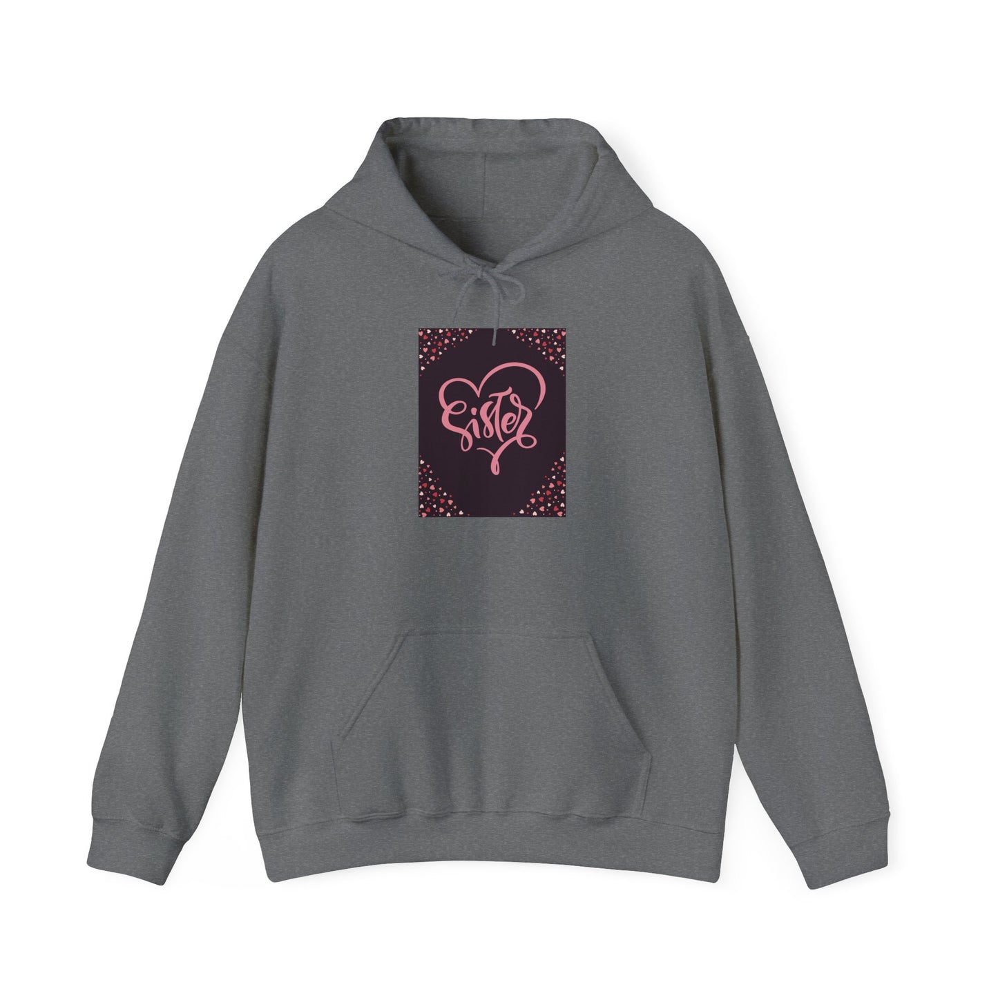 Sister Love Hooded Sweatshirt - Cozy Gift for Siblings