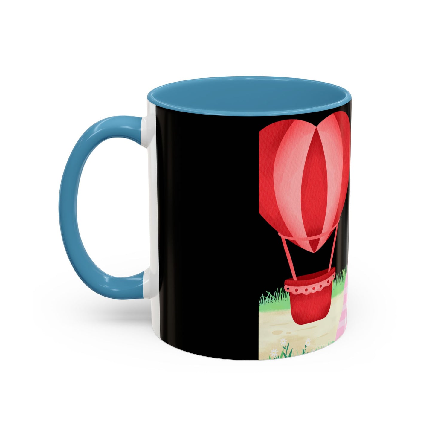 Love is in the Air Valentines Day -Accent Coffee Mug (11, 15oz)