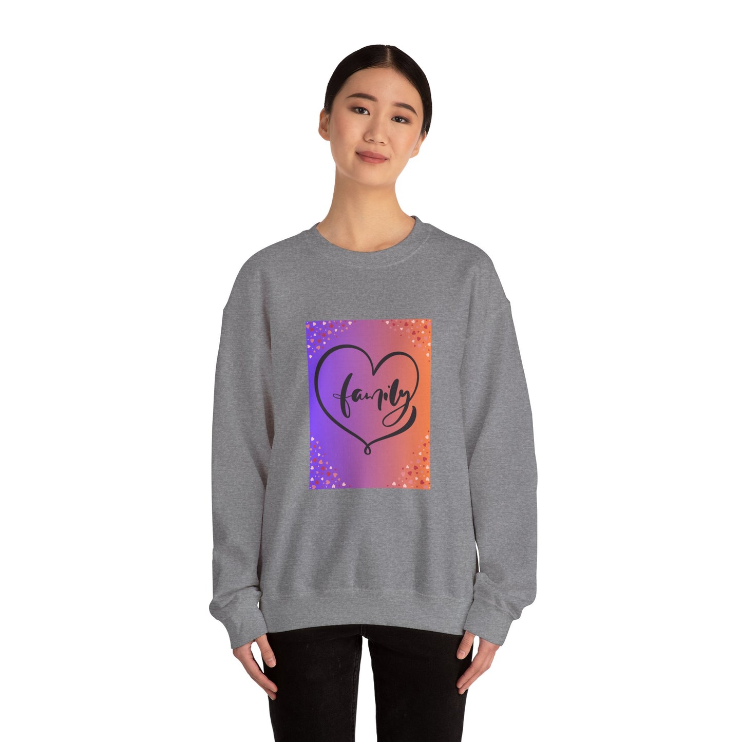 Family Love Crewneck Sweatshirt - Cozy Unisex Pullover for Family Gatherings and Celebrations