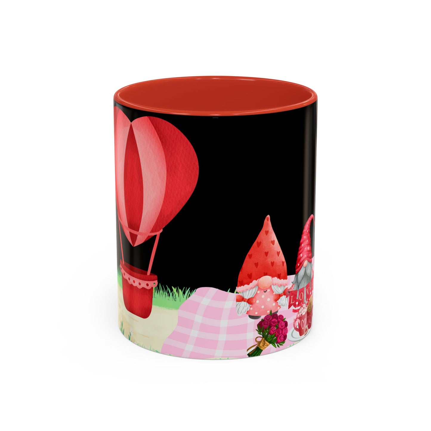 Love is in the Air Valentines Day -Accent Coffee Mug (11, 15oz)