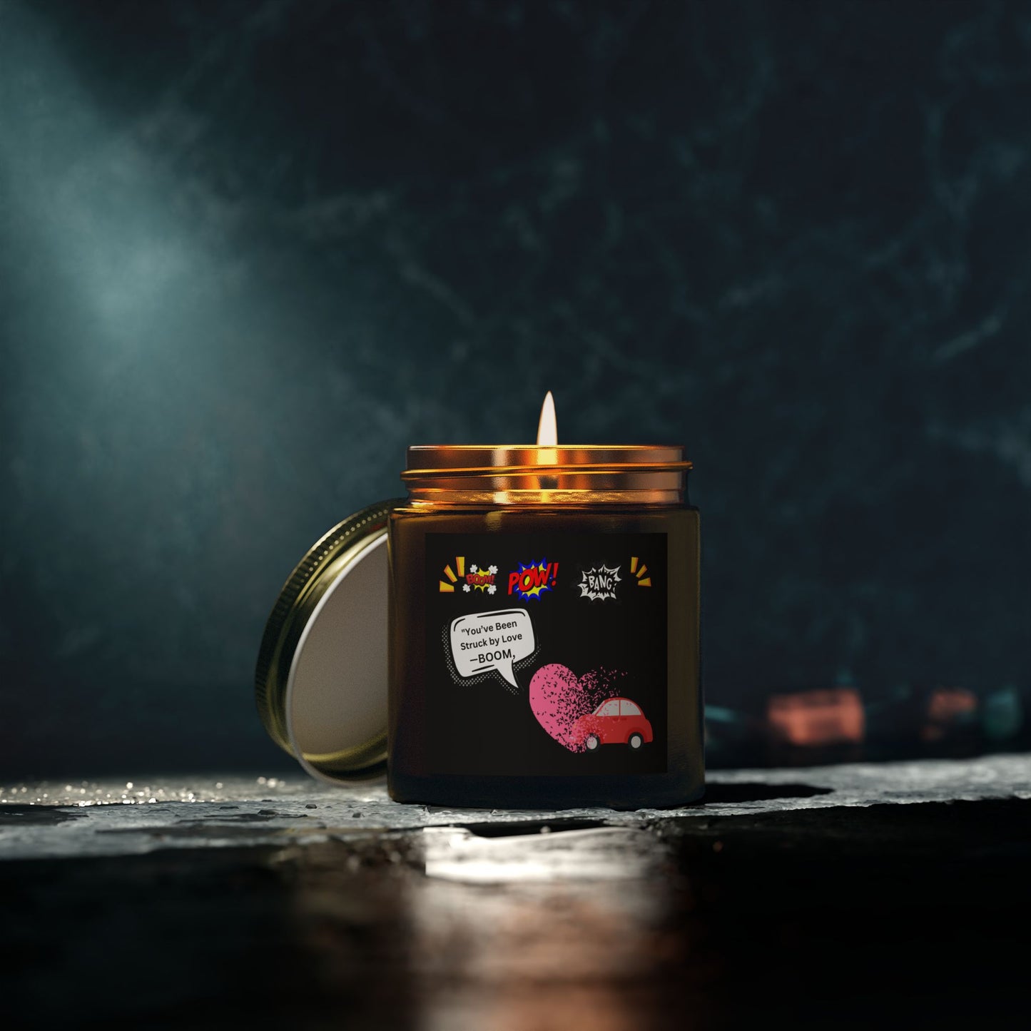 You been Struck by Love-Scented Candles, Coconut Apricot Wax (4oz, 9oz)