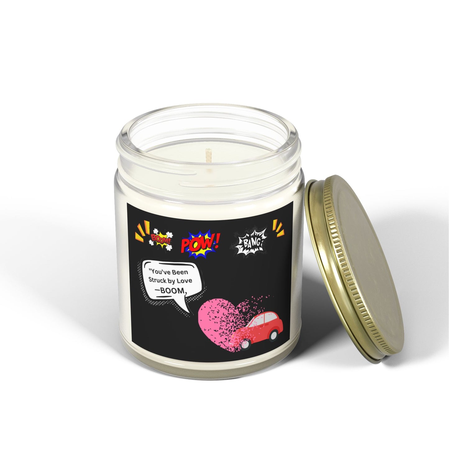 You been Struck by Love-Scented Candles, Coconut Apricot Wax (4oz, 9oz)