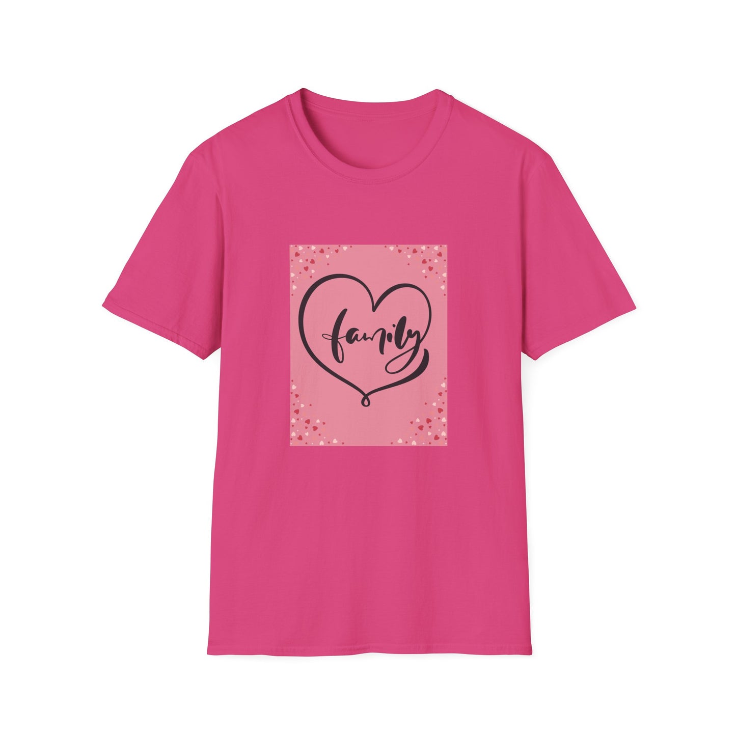 Family Love Unisex Softstyle T-Shirt - Perfect for Family Gatherings and Celebrations