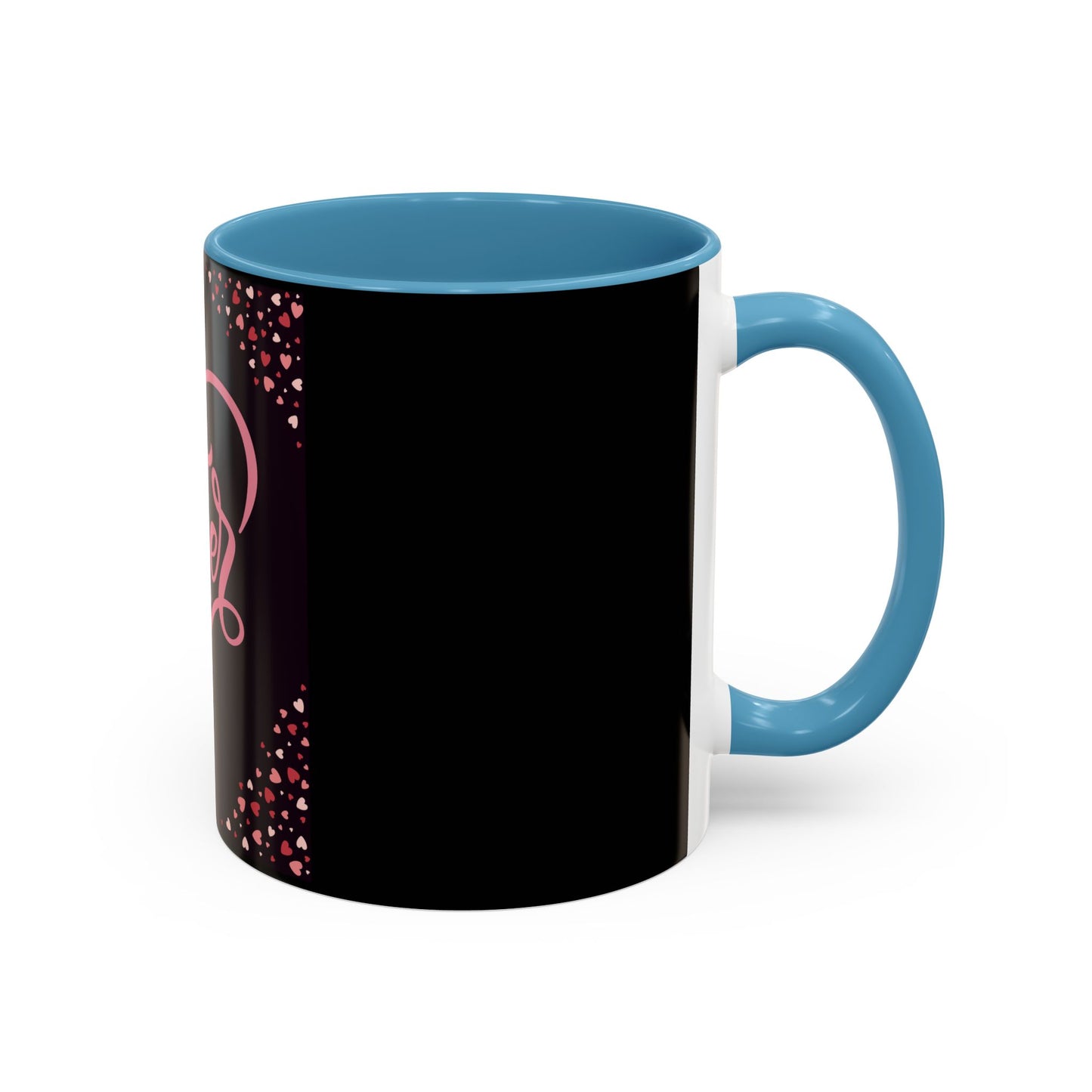 Sister Love Accent Coffee Mug - 11oz & 15oz Happy Heart Design for Gift Giving