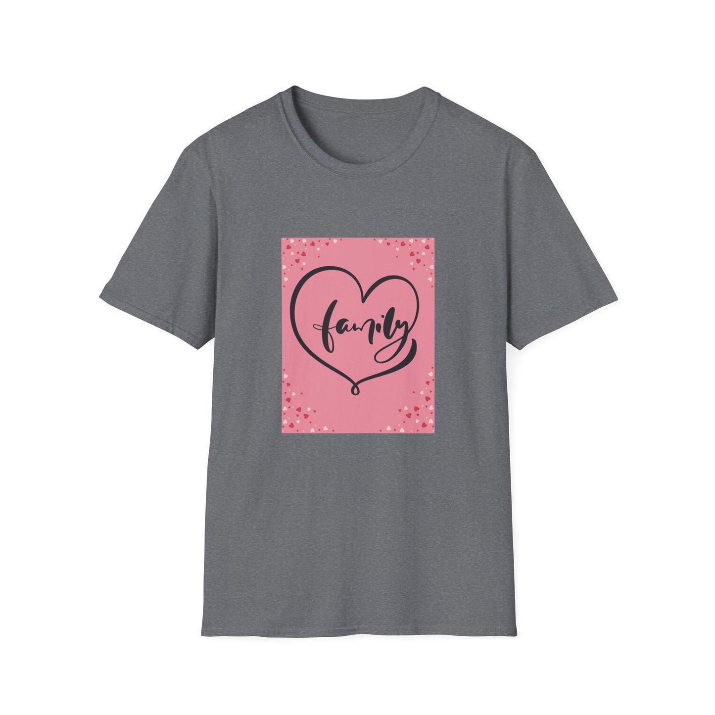 Family Love Unisex Softstyle T-Shirt - Perfect for Family Gatherings and Celebrations