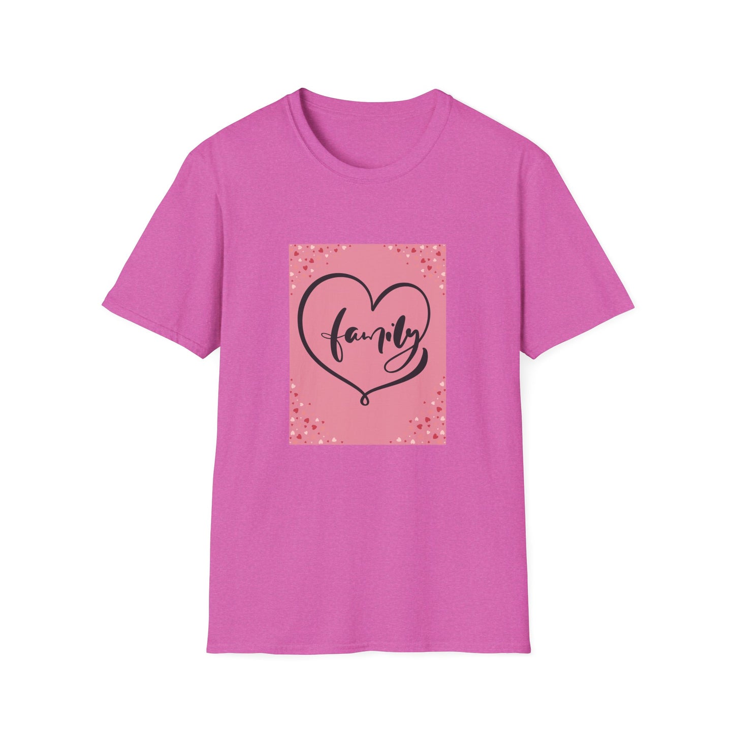 Family Love Unisex Softstyle T-Shirt - Perfect for Family Gatherings and Celebrations