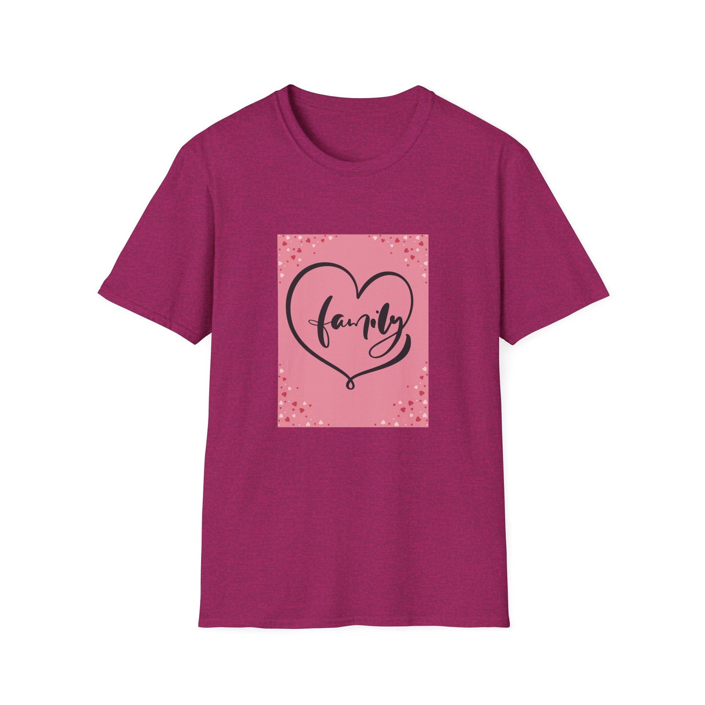 Family Love Unisex Softstyle T-Shirt - Perfect for Family Gatherings and Celebrations