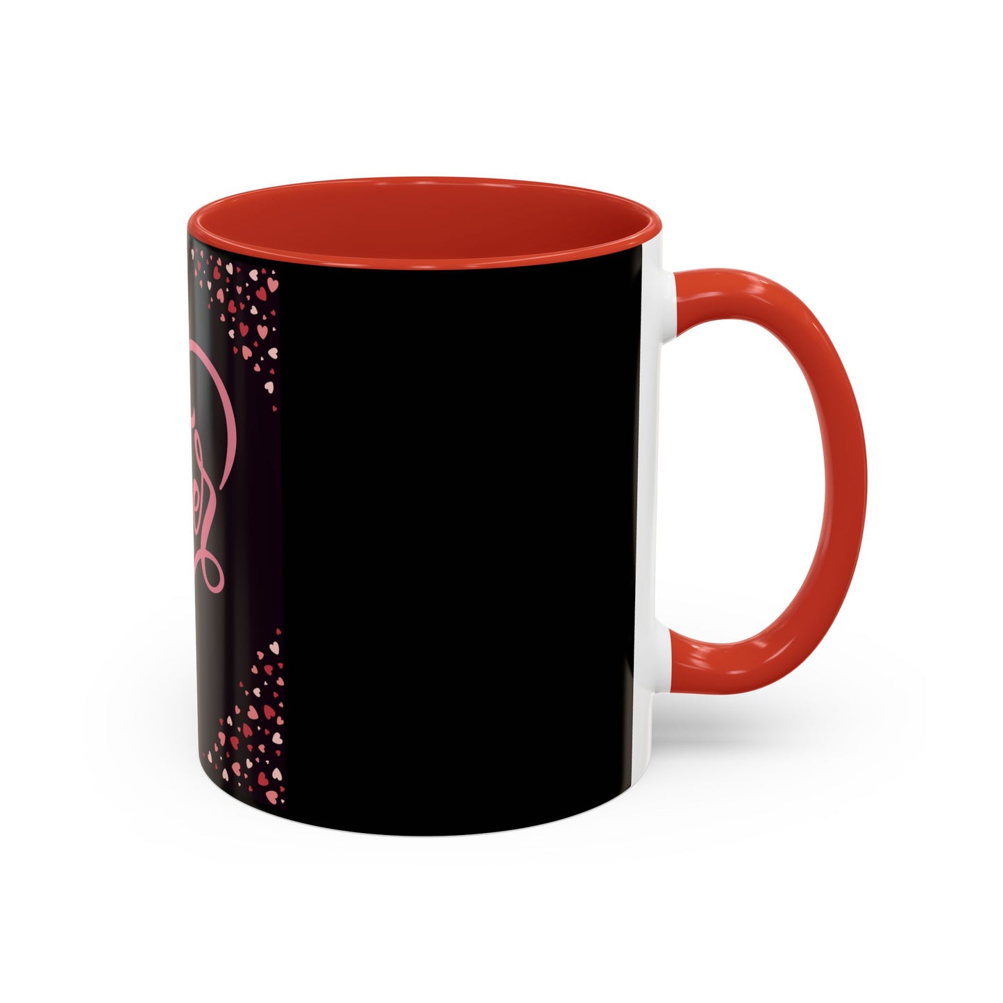 Sister Love Accent Coffee Mug - 11oz & 15oz Happy Heart Design for Gift Giving