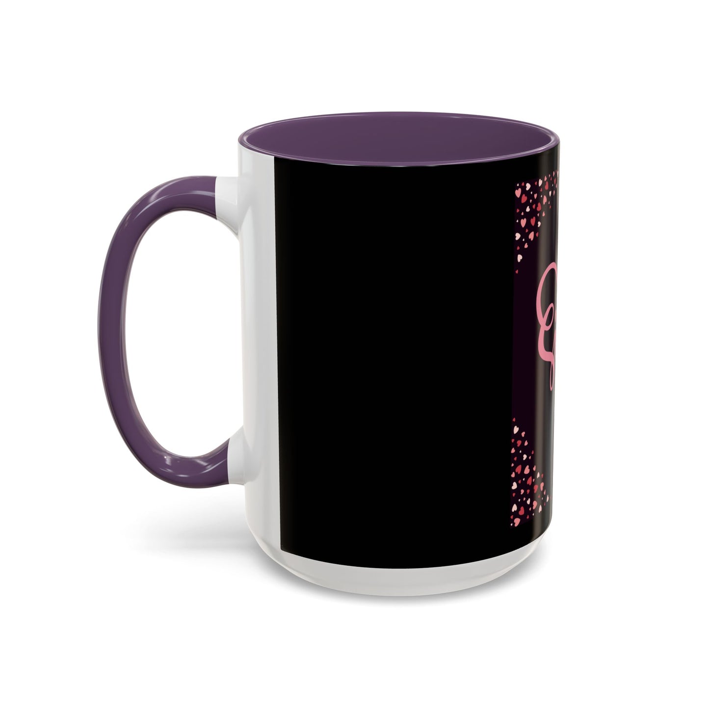 Sister Love Accent Coffee Mug - 11oz & 15oz Happy Heart Design for Gift Giving