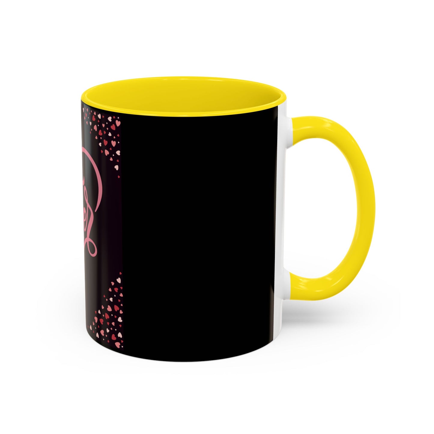 Sister Love Accent Coffee Mug - 11oz & 15oz Happy Heart Design for Gift Giving