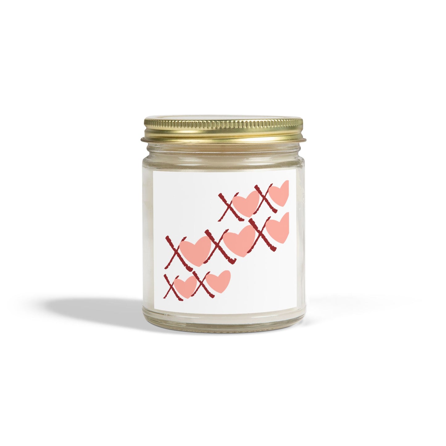 Romantic Heart Scented Candles - Coconut Apricot Wax