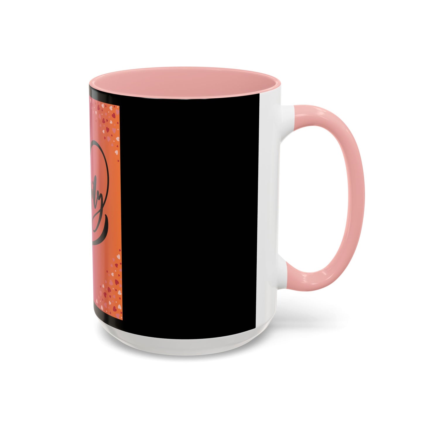 Family Love Accent Coffee Mug - Warm Gradient Design, Perfect Gift for Loved Ones