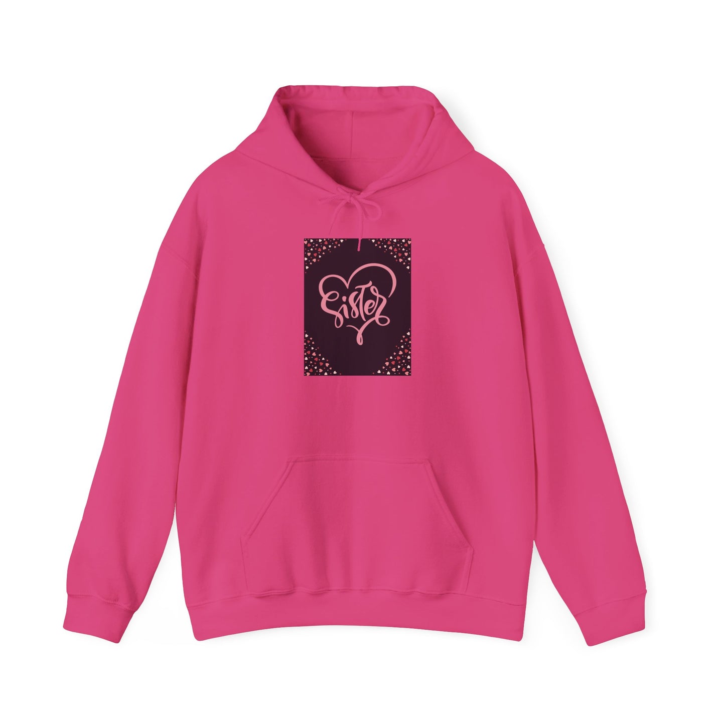 Sister Love Hooded Sweatshirt - Cozy Gift for Siblings