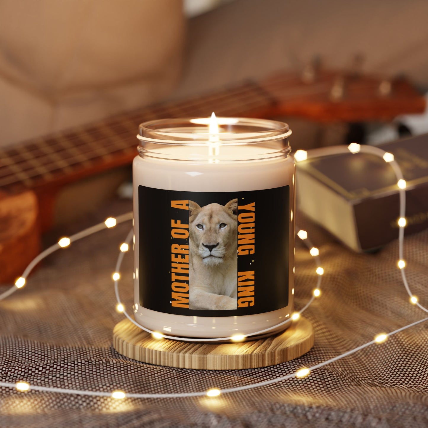 Mother of a Young King Scented Soy Candle - 9oz Inspirational Home Decor