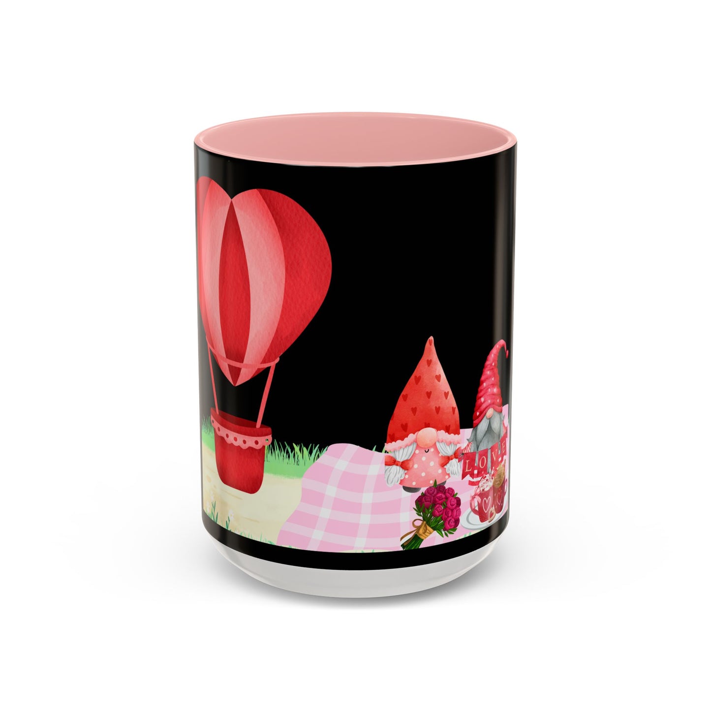 Love is in the Air Valentines Day -Accent Coffee Mug (11, 15oz)