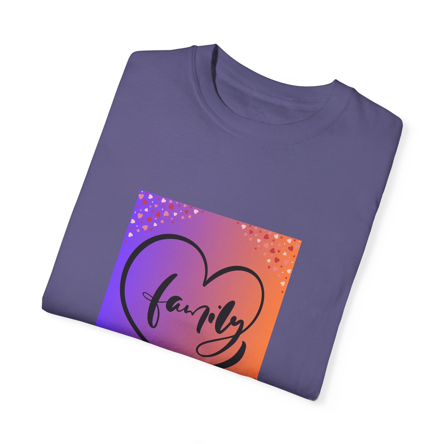 Family Love Unisex Garment-Dyed T-Shirt