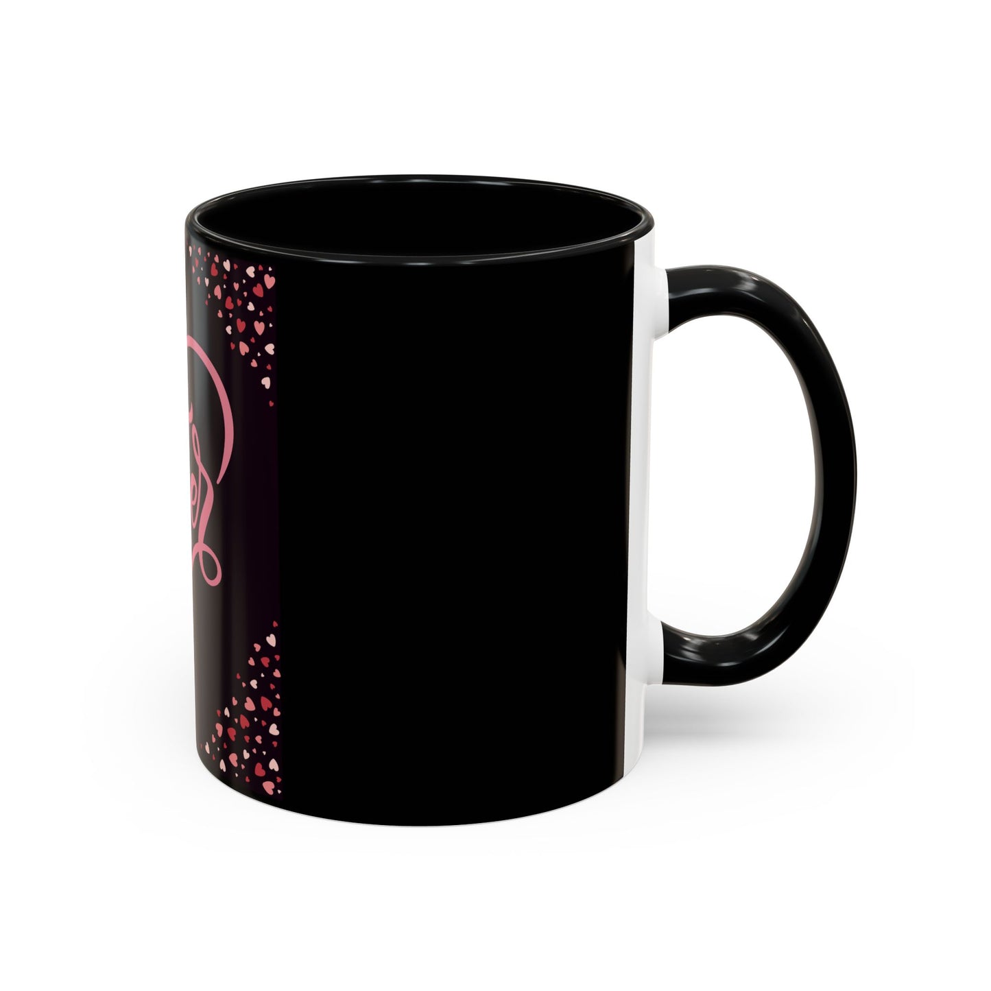 Sister Love Accent Coffee Mug - 11oz & 15oz Happy Heart Design for Gift Giving