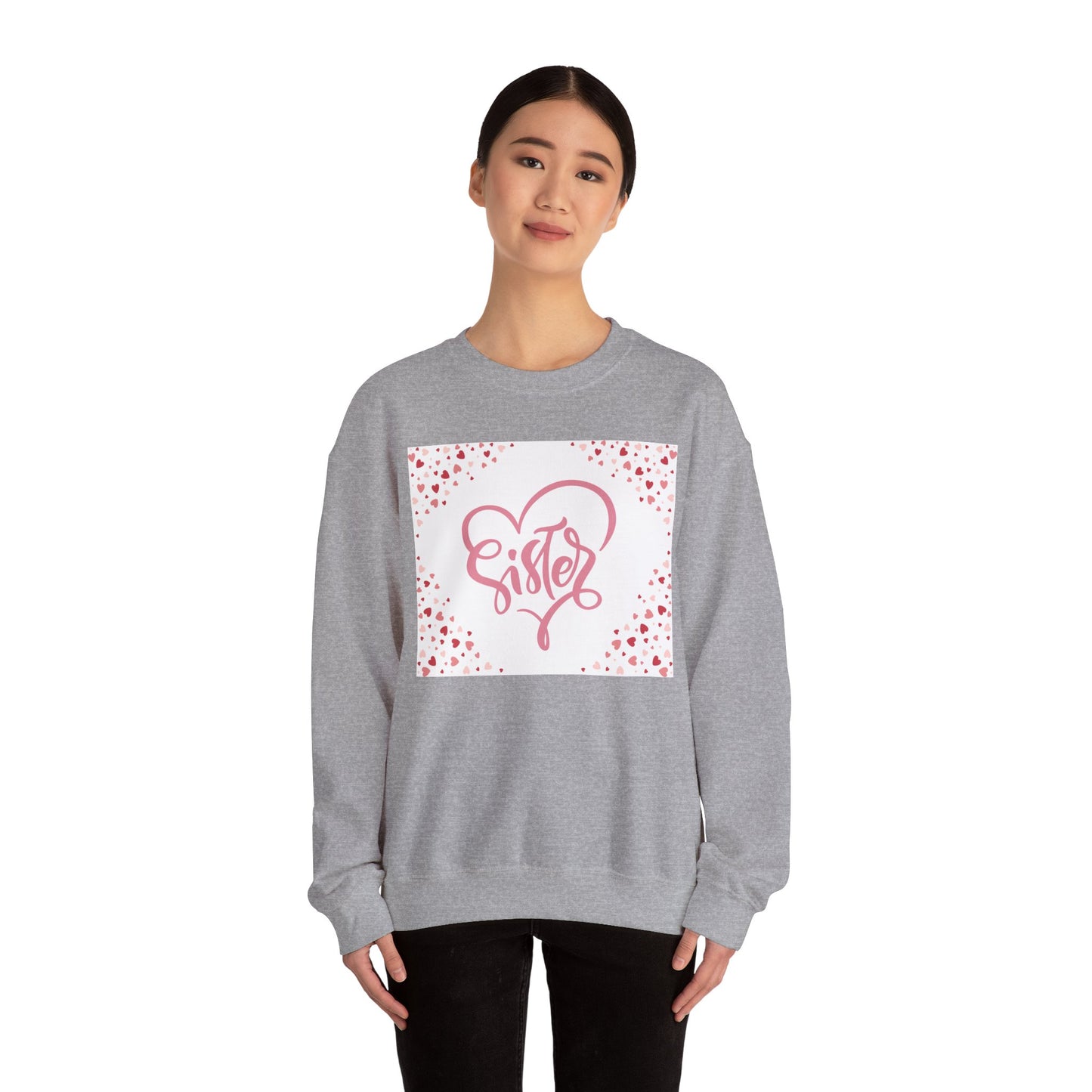 Sister Love Crewneck Sweatshirt - Cozy Gift for Sisters