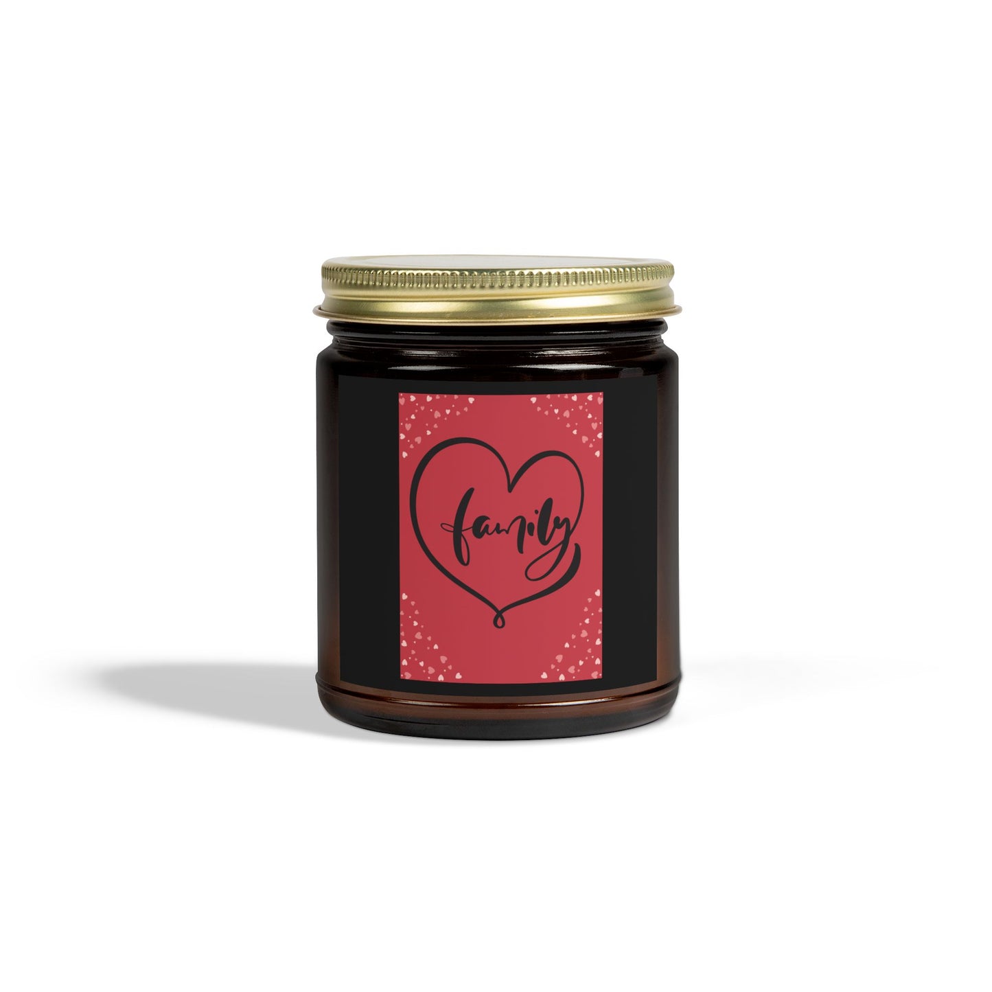 Family Scented Candle - Coconut Apricot Wax (4oz, 9oz) - Warm Home Ambiance