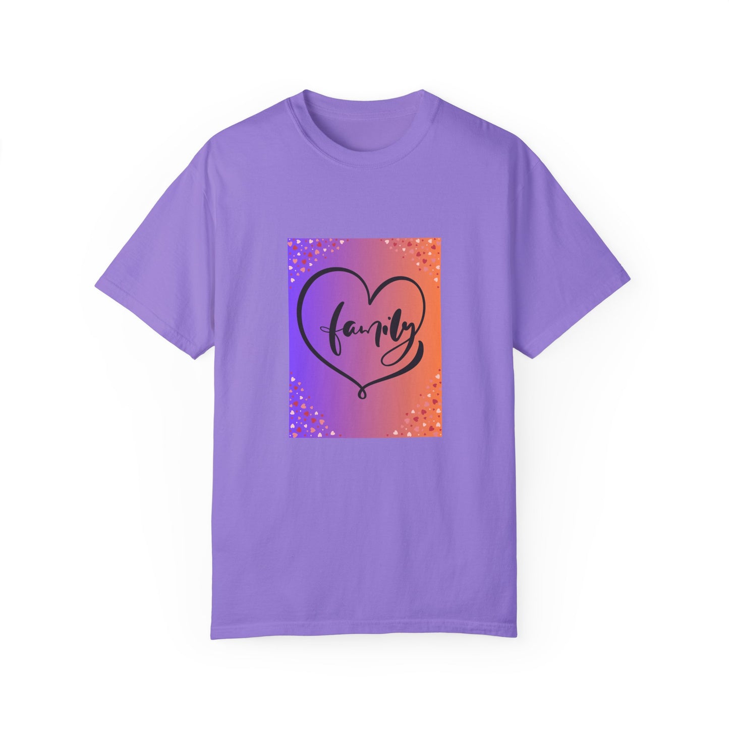 Family Love Unisex Garment-Dyed T-Shirt