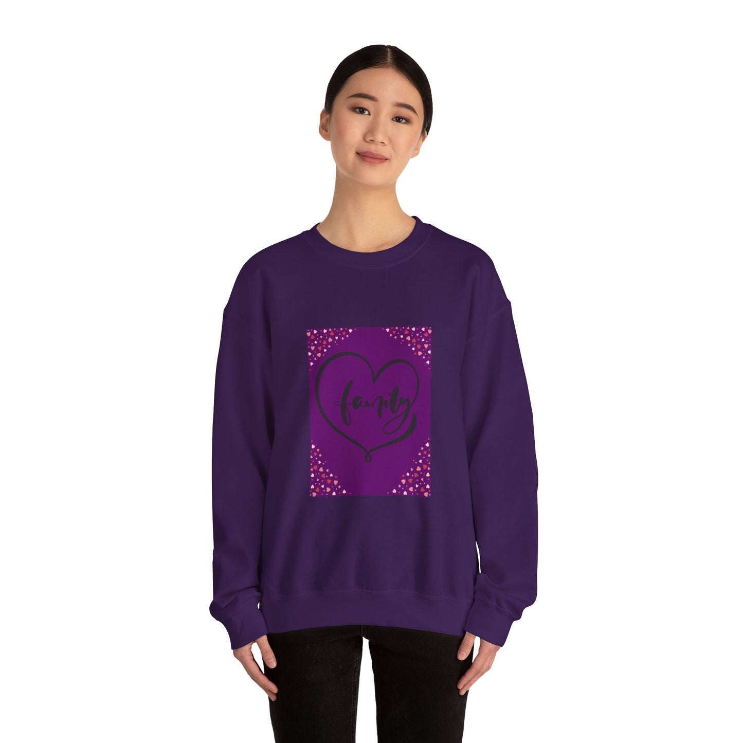 Family Love Unisex Crewneck Sweatshirt - Cozy Gift for Family Gatherings