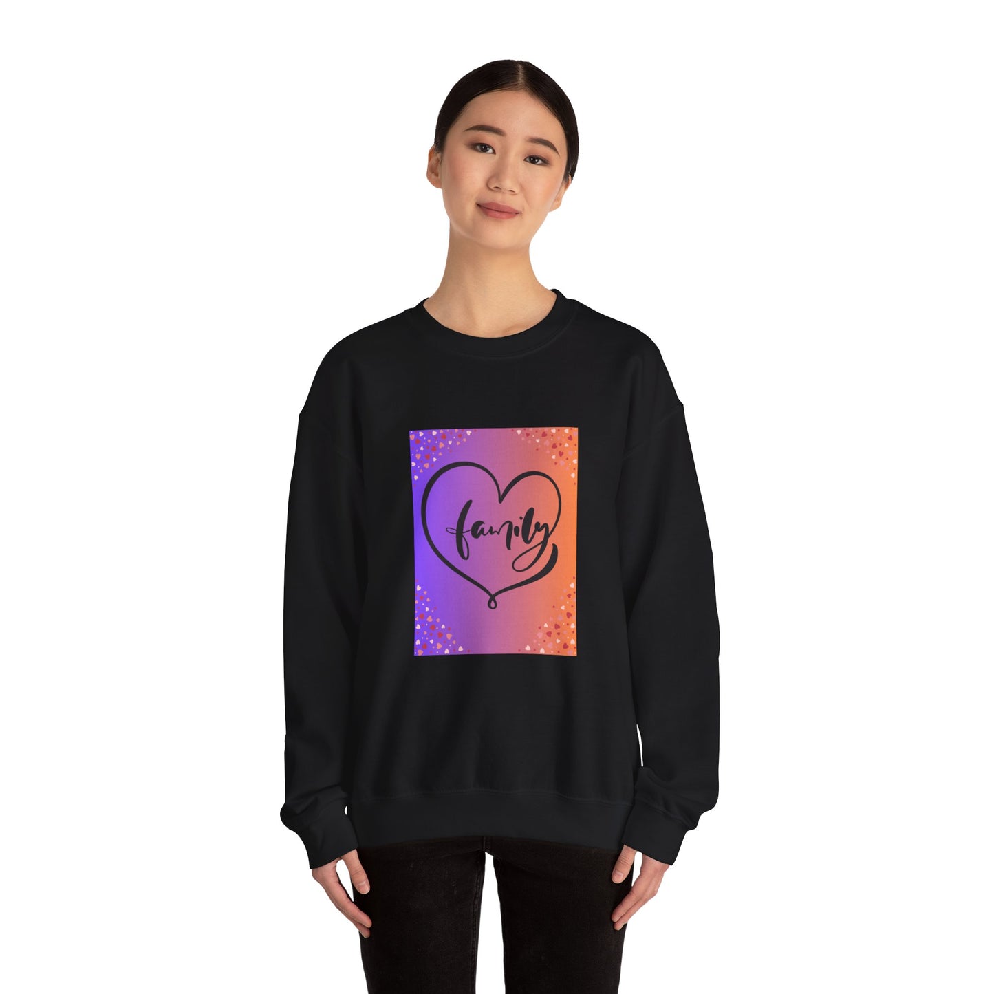 Family Love Crewneck Sweatshirt - Cozy Unisex Pullover for Family Gatherings and Celebrations