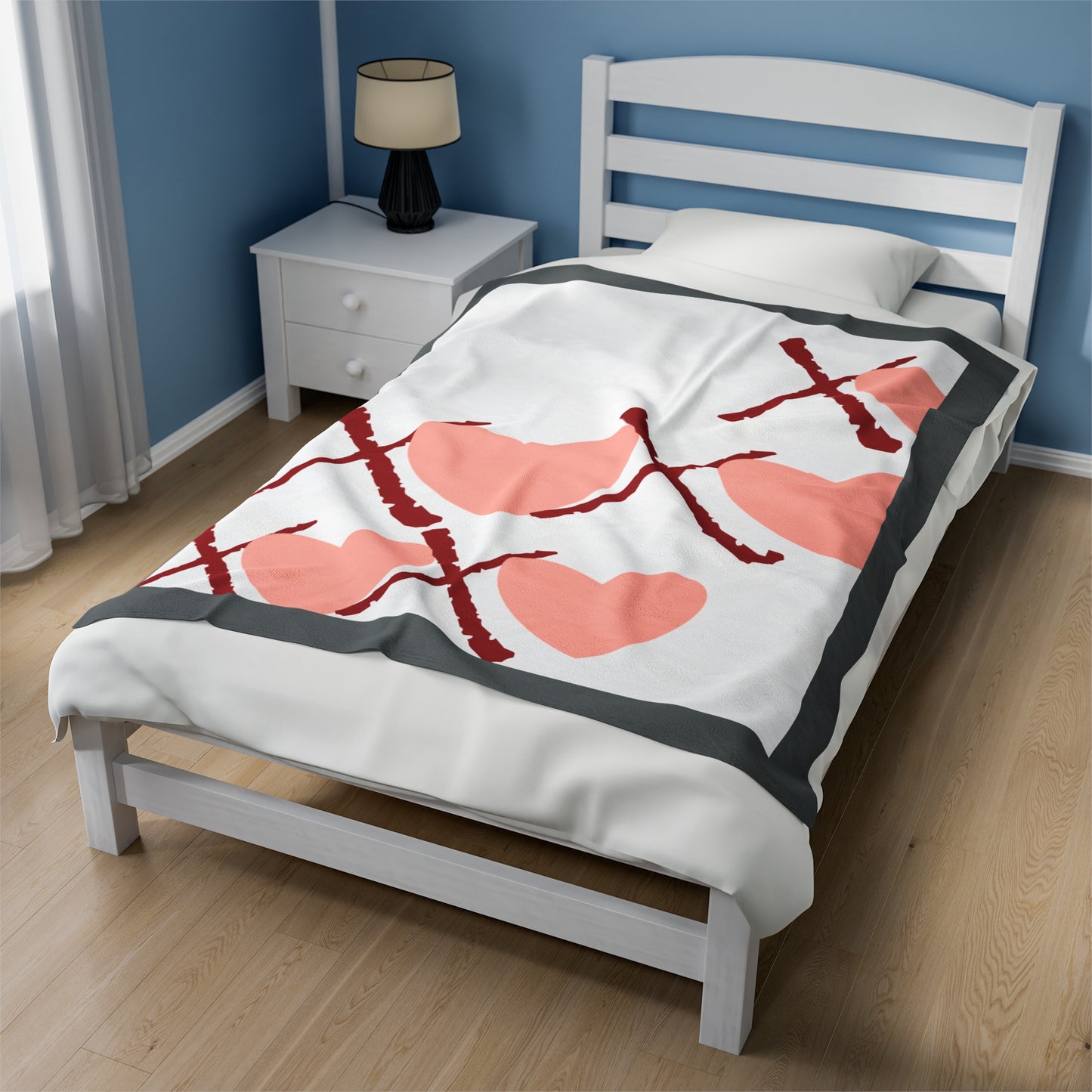 X Hearts X Hearts-Velveteen Plush Blanket