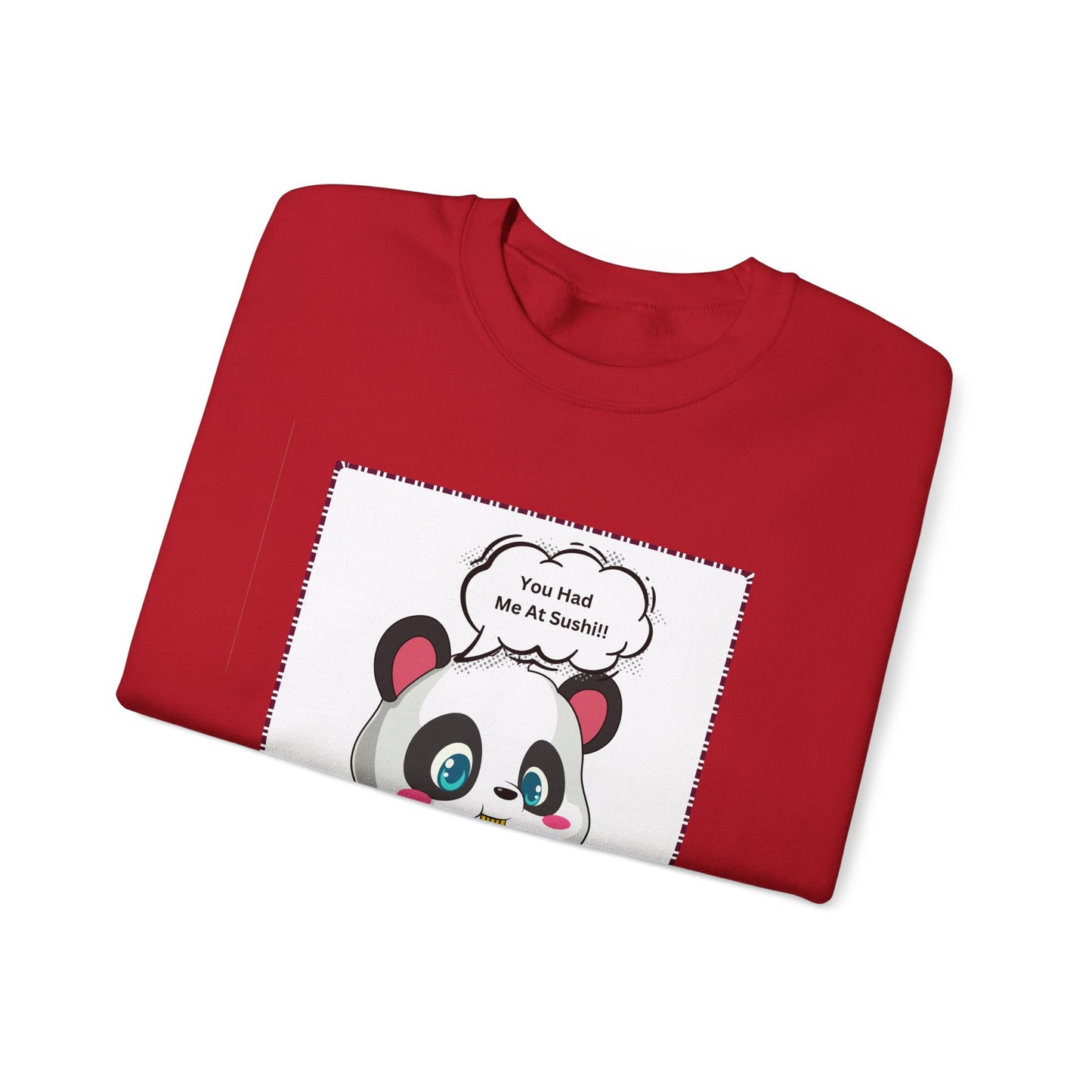 Sushi Lovers-Panda Sushi Lover Crewneck Sweatshirt - Unisex Heavy Blend™