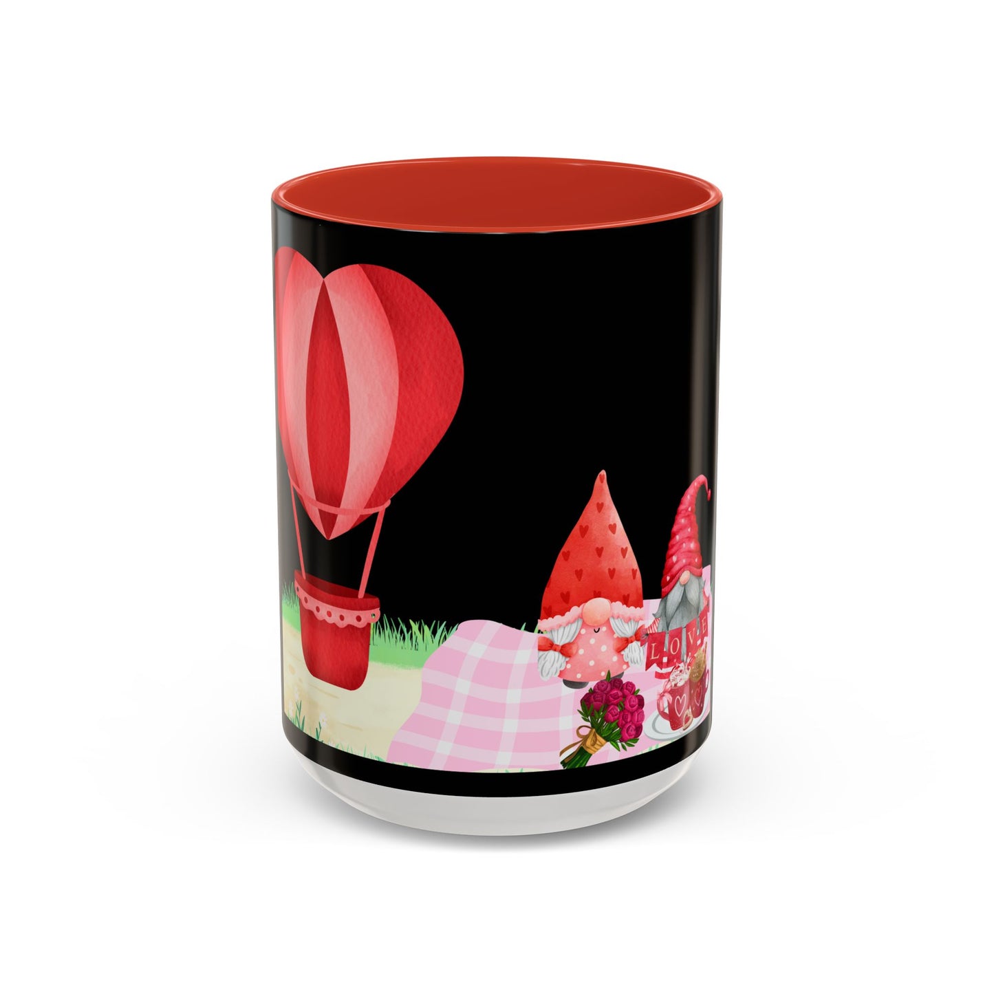 Love is in the Air Valentines Day -Accent Coffee Mug (11, 15oz)