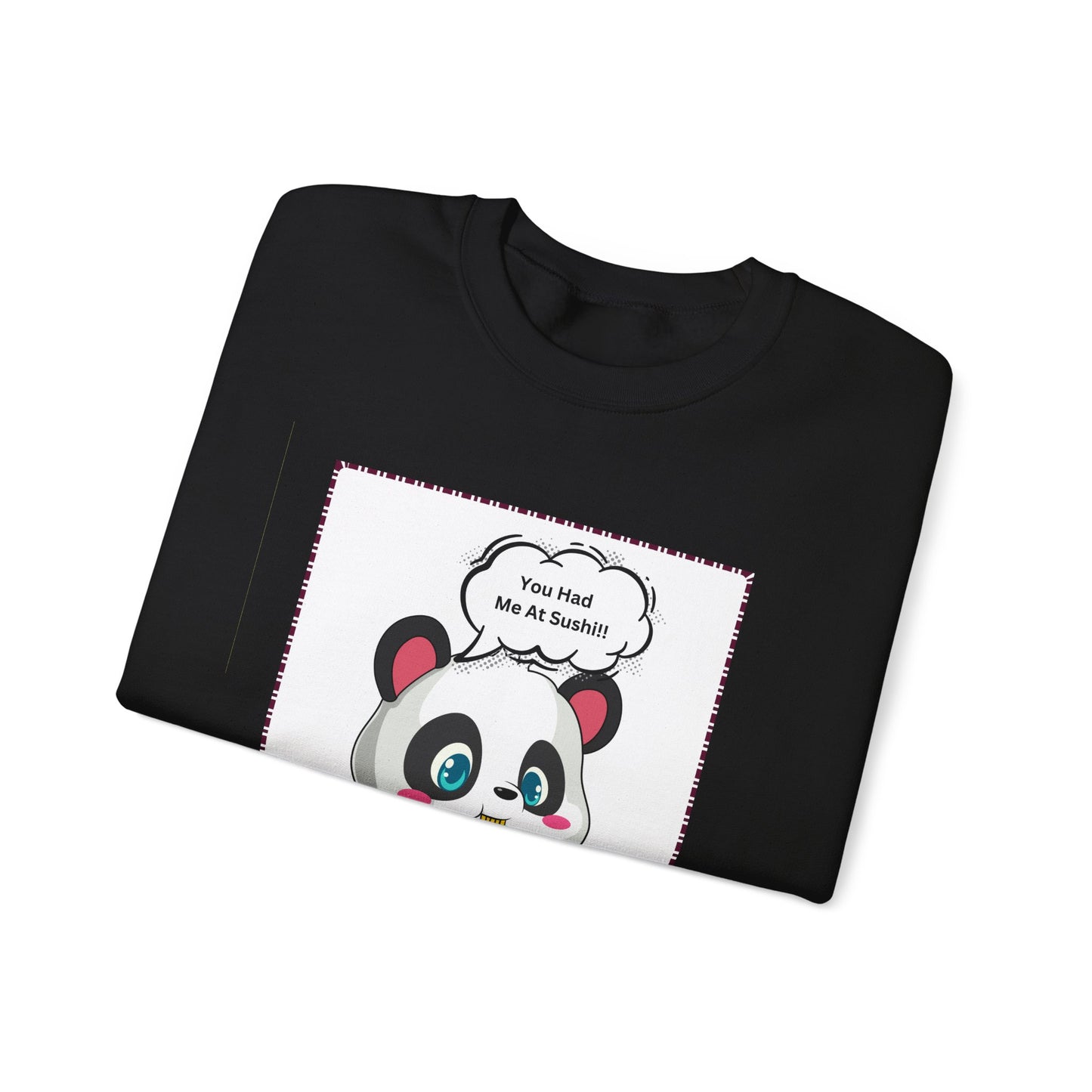 Sushi Lovers-Panda Sushi Lover Crewneck Sweatshirt - Unisex Heavy Blend™