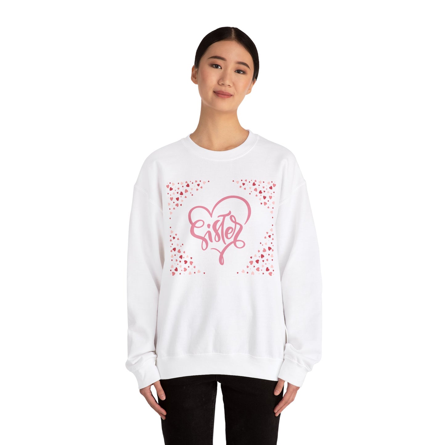 Sister Love Crewneck Sweatshirt - Cozy Gift for Sisters