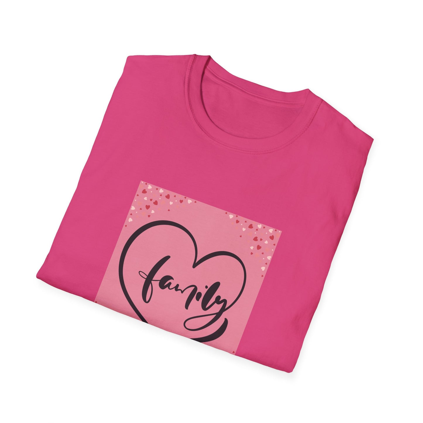 Family Love Unisex Softstyle T-Shirt - Perfect for Family Gatherings and Celebrations