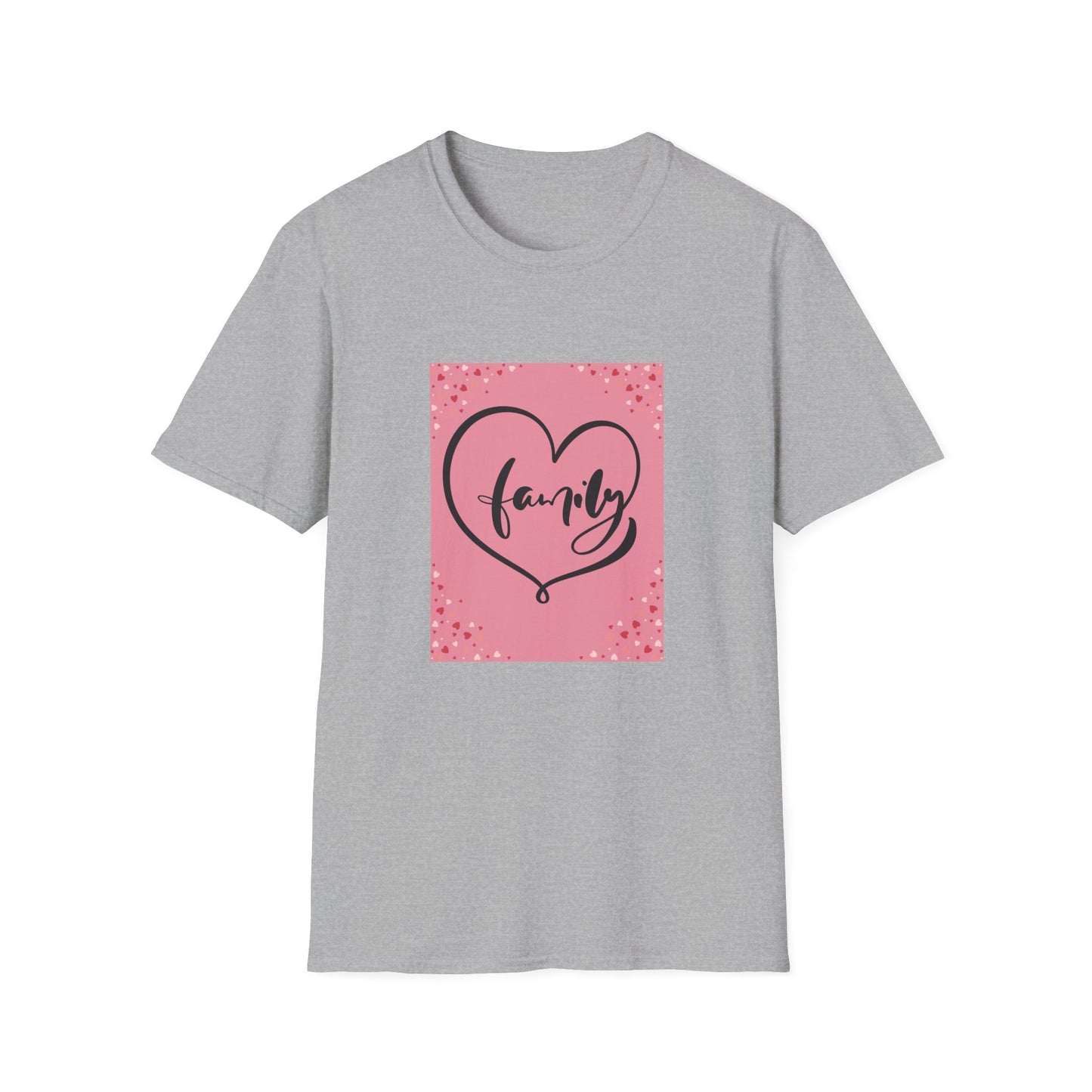 Family Love Unisex Softstyle T-Shirt - Perfect for Family Gatherings and Celebrations