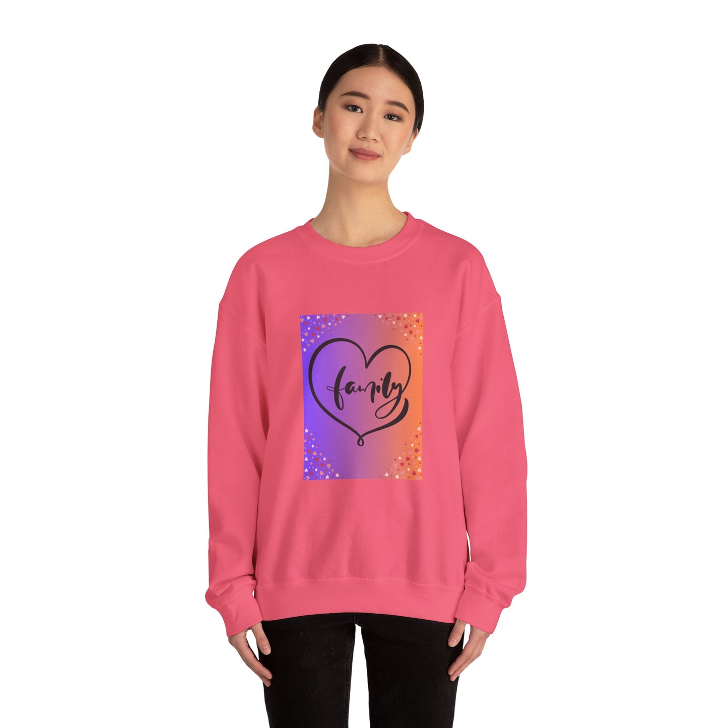 Family Love Crewneck Sweatshirt - Cozy Unisex Pullover for Family Gatherings and Celebrations